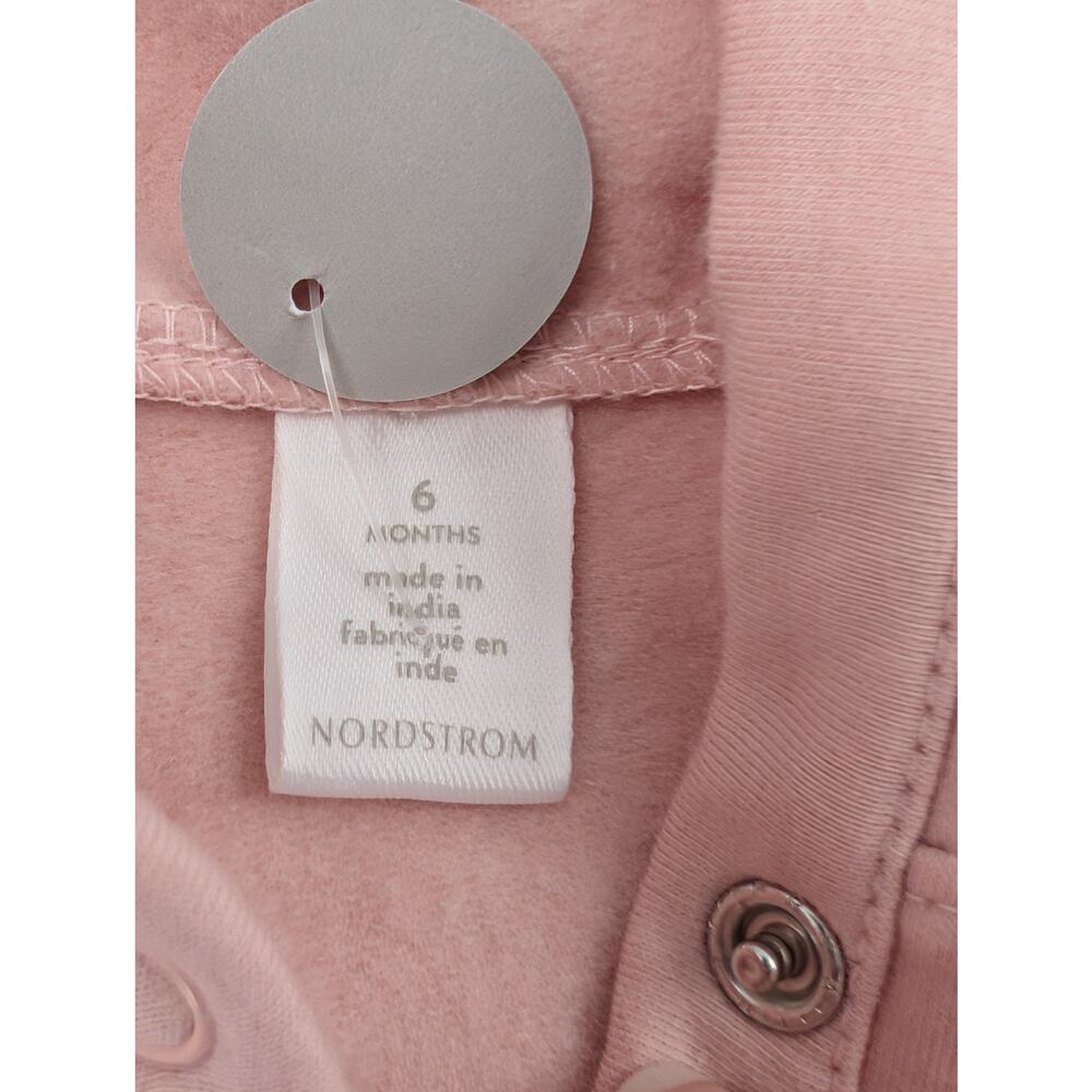 Nordstrom Baby Pink Jacket and Heart Long Sleeved Bodysuit 6M - Picture 7 of 10
